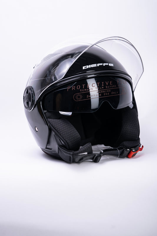 DIEFFE DF62 NERO LUCIDO DOPPIA VISERIA