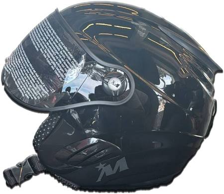 CASCO MIVIDA NERO LUCIDO